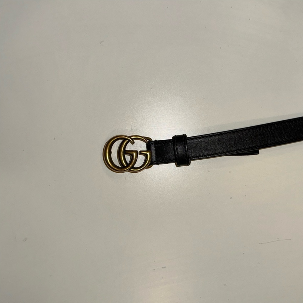 Gucci GG Marmont Black Belt